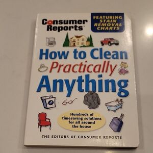 Free With Purchase Consumer Reports Cleaning Book